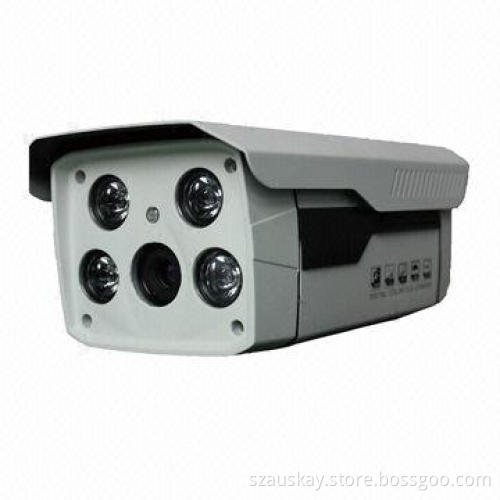 Network IP cameras, 80 IR distance, night vision and 1/3-inch CMOS,1 megapixel and waterproof